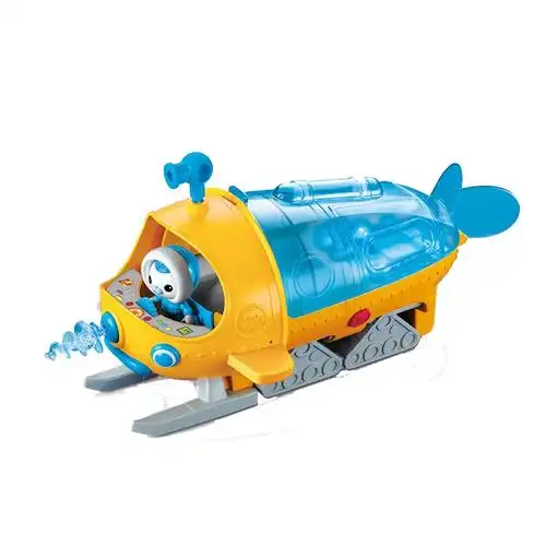 海底小纵队的独角鲸舰艇系列,虽然也有一定的拼装过程,但它的特色在于