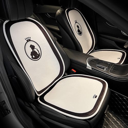 女王款汽车坐垫冬季毛绒加厚保暖单片车载座垫子后排座椅四季通用