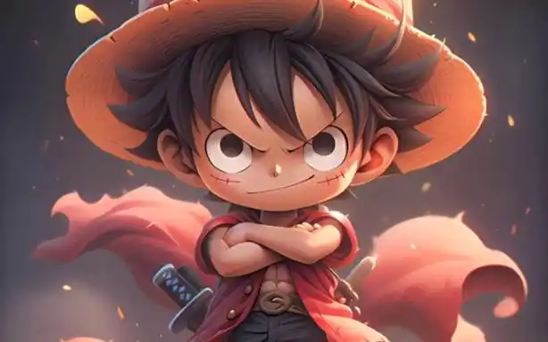 每个人都会喜欢一个童年的动漫人物,我喜欢的是路飞,你呢?